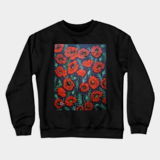 In a field of poppies Crewneck Sweatshirt